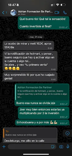 Opiniones y testimonios de alumnos de "Mi primera venta en 7 días"