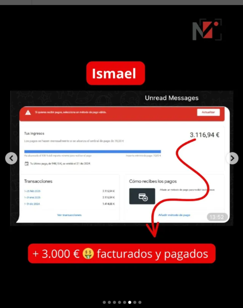 Opiniones y testimonios de alumnos de MonetizaTube
