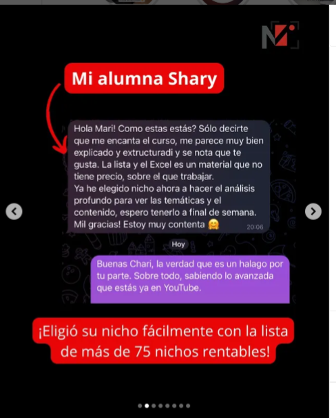 Opiniones y testimonios de alumnos de MonetizaTube