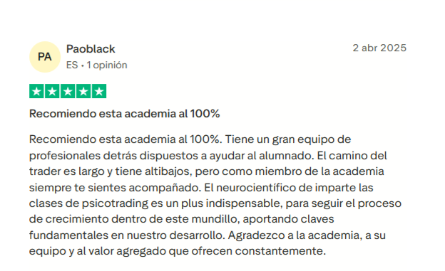 Opiniones de alumnos de BlackSheep Academy en Trustpilot.