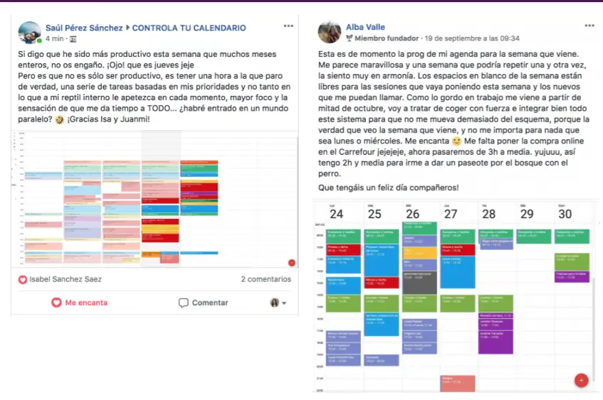 Opiniones y testimonios de alumnos de Productivida