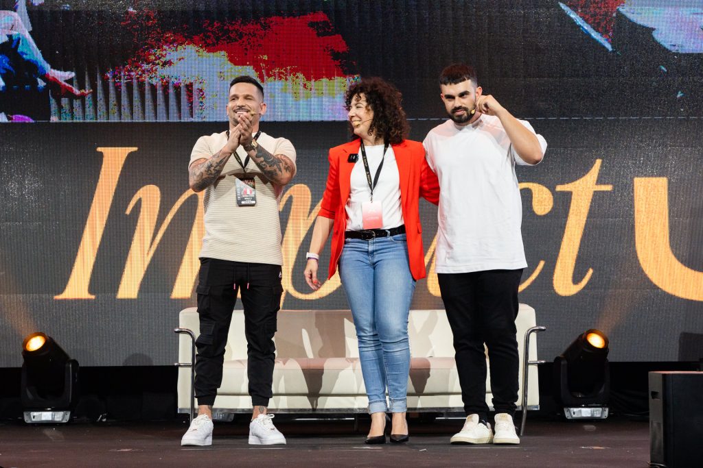 Cofundadores de Be Partner Agency:  Adrián Kastel, Nuria Baragaño y Fabio Serna.
