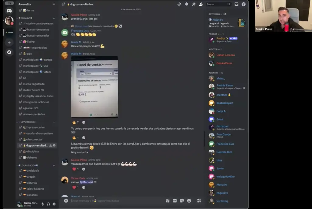 Opiniones reales AMZN Elite , ejemplo del curso por dentro