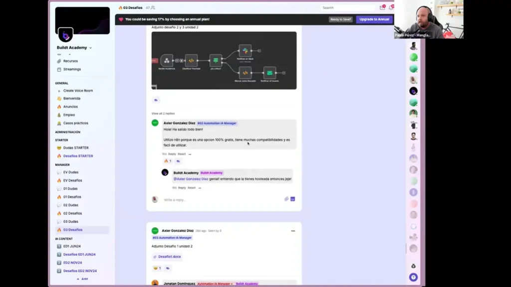 Opiniones Buildt Academy, la plataforma del curso por dentro