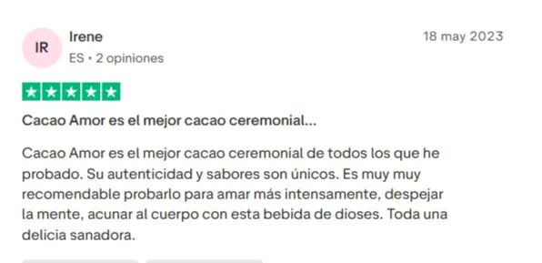 opiniones y testimonios Cacaoamor